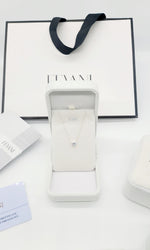 Laden Sie das Bild in den Galerie-Viewer, Heart Shaped Necklace Pendant: Luminous Diamonds in 925 Sterling Silver FEVANI