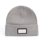 Load image into Gallery viewer, Fevani Wool Winter Beanie With Metal Badge FEVANI