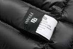Indlæs billede til gallerivisning Men's Glacier Down Parka Jacket in Black (White Fox Hood Trim) FEVANI