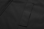 Indlæs billede til gallerivisning Men's Glacier Down Parka Jacket in Black (White Fox Hood Trim) FEVANI