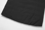 Indlæs billede til gallerivisning Men's Glacier Down Parka Jacket in Black (White Fox Hood Trim) FEVANI