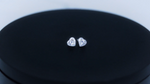 Load image into Gallery viewer, Fevani Heart shaped earstud earrings:Luminous Diamonds in 925 Sterling Silver FEVANI