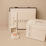 Load image into Gallery viewer, Women's Rose Gold Citrine Amethyst Promise Ring