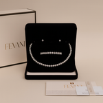 Load image into Gallery viewer, Women's Wedding Jewelry Set: Haute Couture Necklace, Bracelet and Earrings Set