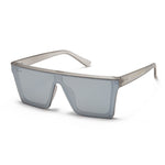 Load image into Gallery viewer, Women's Fevani Bouclier Light Grey Square Oversized Sunglasses FEVANI