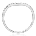 Load image into Gallery viewer, V Shape Stackable Bernadina Wedding Ring FEVANI