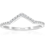 Load image into Gallery viewer, V Shape Stackable Bernadina Wedding Ring FEVANI
