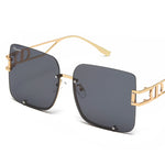 Charger l'image dans la galerie, Women's Fevani Black Square Oversized Sunglasses FEVANI