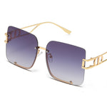 Load image into Gallery viewer, Women's Fevani Violet Square Oversized Sunglasses FEVANI
