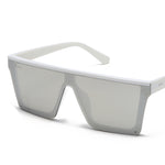 Load image into Gallery viewer, Women's Fevani Bouclier Grey Square Oversized Sunglasses FEVANI