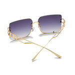 Load image into Gallery viewer, Women's Fevani Violet Square Oversized Sunglasses FEVANI