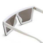 Load image into Gallery viewer, Women's Fevani Bouclier Grey Square Oversized Sunglasses FEVANI