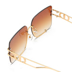 Laden Sie das Bild in den Galerie-Viewer, Women's Fevani Brown Square Oversized Sunglasses FEVANI
