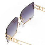 Load image into Gallery viewer, Women's Fevani Violet Square Oversized Sunglasses FEVANI