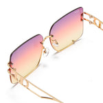 Load image into Gallery viewer, Women's Fevani Purple Square Oversized Sunglasses FEVANI