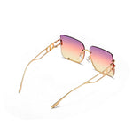 Load image into Gallery viewer, Women's Fevani Purple Square Oversized Sunglasses FEVANI