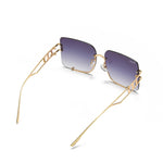 Load image into Gallery viewer, Women's Fevani Violet Square Oversized Sunglasses FEVANI