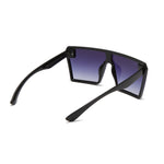 Load image into Gallery viewer, Women's Fevani Bouclier Black Gray Square Oversized Sunglasses FEVANI