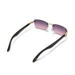Load image into Gallery viewer, Men's Fevani Purple Rectangle Exclusive Wood Frame Sunglasses FEVANI