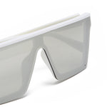 Load image into Gallery viewer, Women's Fevani Bouclier Grey Square Oversized Sunglasses FEVANI