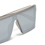 Load image into Gallery viewer, Women's Fevani Bouclier Light Grey Square Oversized Sunglasses FEVANI