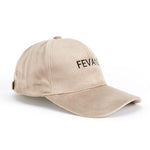 Load image into Gallery viewer, Fevani Baseball Cap in Velour Beige/ Black FEVANI