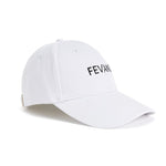 Load image into Gallery viewer, Fevani Baseball Cap in White/ Black FEVANI