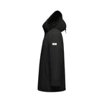 Load image into Gallery viewer, Men's Arctic Grade Down Parka Jacket in Black (Black Fox Hood Trim) FEVANI