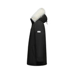 Load image into Gallery viewer, Men's Arctic Grade Down Parka Jacket in Black (Light Fox Hood Trim) FEVANI