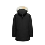 Load image into Gallery viewer, Men's Arctic Grade Down Parka Jacket in Black (Light Fox Hood Trim) FEVANI