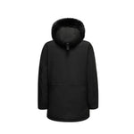 Load image into Gallery viewer, Men's Arctic Grade Down Parka Jacket in Black (Black Fox Hood Trim) FEVANI