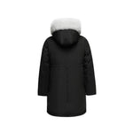 Last inn bildet i gallerivisningen, Women's Ritzy Down Parka Jacket in Black (White Fox Hood Trim) FEVANI