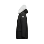 이미지를 갤러리 뷰어에 로드 , Men's Glacier Down Parka Jacket in Black (White Fox Hood Trim) FEVANI