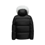Load image into Gallery viewer, Men's Arctic Emperor Winter Coat in Black - (Blue Fox Trim) FEVANI