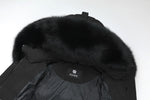 Load image into Gallery viewer, Women's Nordic Queen Parka Coat - (Black Fox Trim) FEVANI