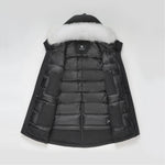 Załaduj obraz do przeglądarki galerii, Men's Deluxe Parka Coat - (Blue Fox Trim) FEVANI