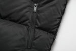 Load image into Gallery viewer, Men's Arctic Emperor Down Puffer Jacket in Black (Light Fox Hood Trim) FEVANI