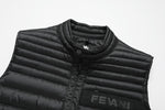 Afbeelding in Gallery-weergave laden, Men's Splendor Padded Gilet in Black FEVANI