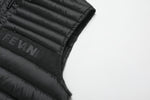 Afbeelding in Gallery-weergave laden, Men's Splendor Padded Gilet in Black FEVANI