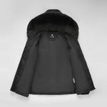Load image into Gallery viewer, Men's Arctic Emperor Winter Coat in Black - (Black Fox Trim) FEVANI
