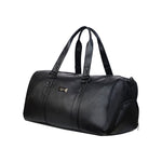 Load image into Gallery viewer, Voyage Black Leather Travel Bag FEVANI