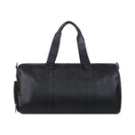 Load image into Gallery viewer, Voyage Black Leather Travel Bag FEVANI