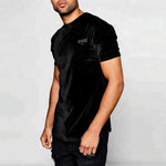 Load image into Gallery viewer, Fevani Black Velour T-shirt FEVANI