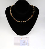 Carica l&#39;immagine nel visualizzatore di Gallery, Multi Colour cut Gemstone Necklace: Prestigious Peridot Necklace FEVANI
