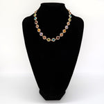 Cargar imagen en el visor de la galería, Multi Colour Gemstone Necklace: Opulent Treasures Necklace FEVANI
