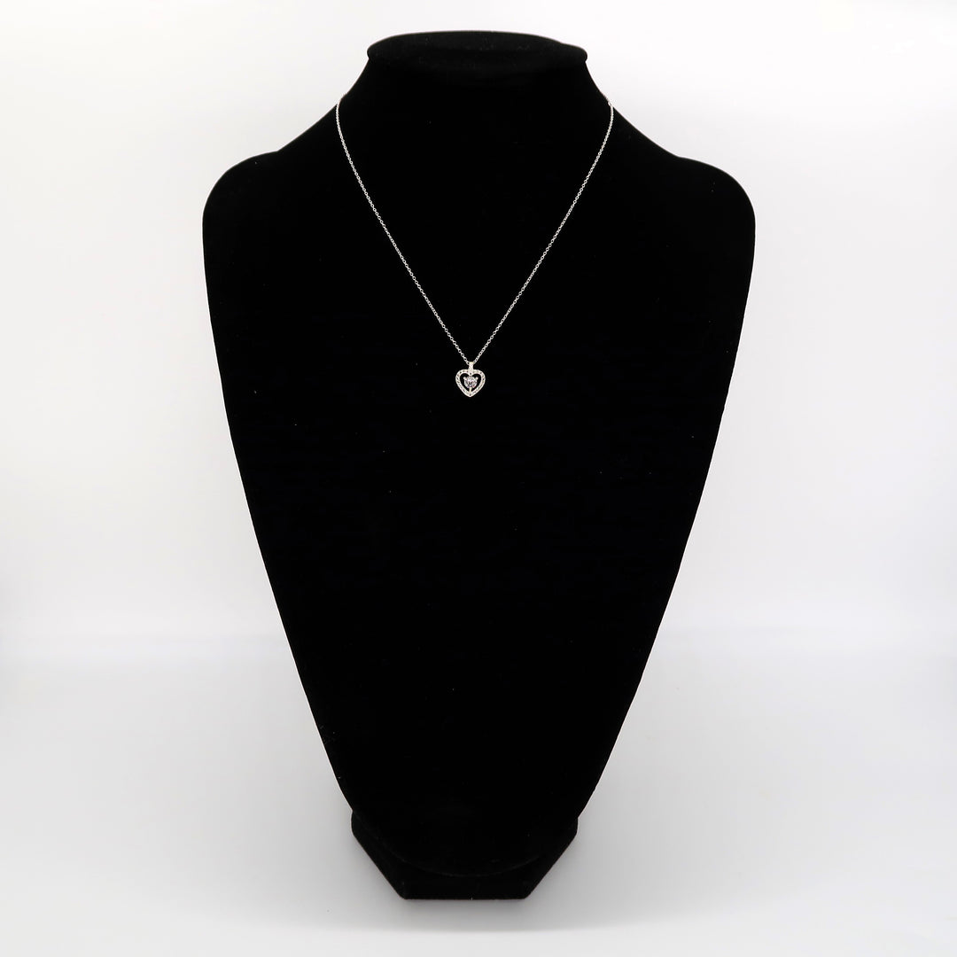 Women's Diamond Heart Radiance Necklace FEVANI