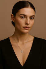 Afbeelding in Gallery-weergave laden, Dames Diamond Heart Radiance ketting
