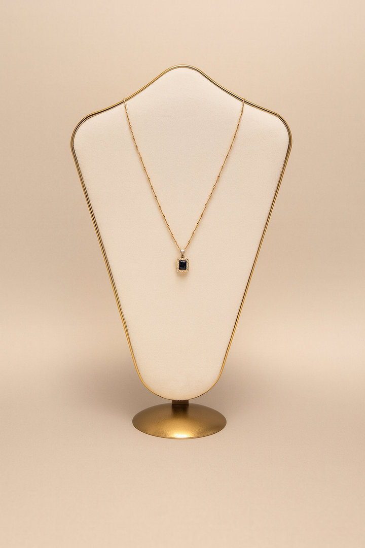 Women's Serenity Grace Gemstone Pendant Necklace