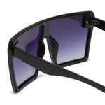 Load image into Gallery viewer, Women&#39;s Fevani Bouclier Black Gray Square Oversized Sunglasses FEVANI
