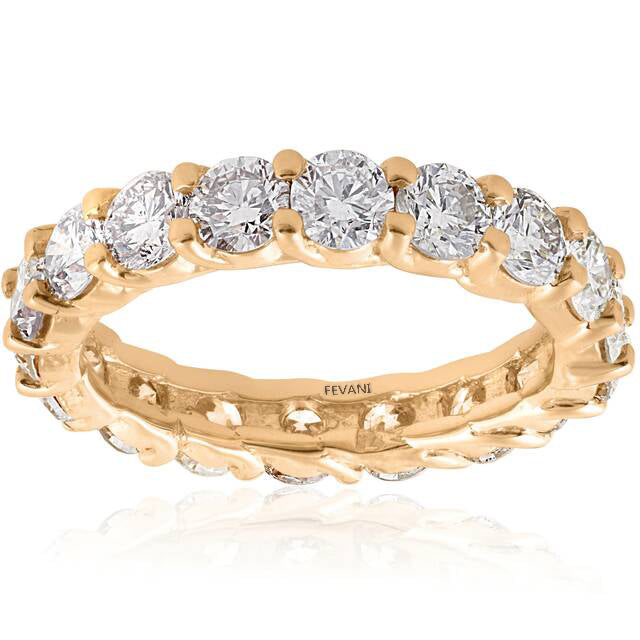 14K Yellow Gold Diamond Klementynne Ring FEVANI